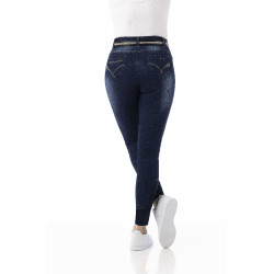 Jeans dames Equithème Texas Blauw denim