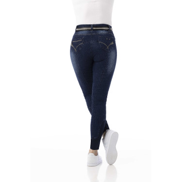 Jeans dames Equithème Texas Blauw denim