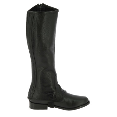 Mini-chaps Equithème leer Zwart Mini-chaps Equithème leer Zwart