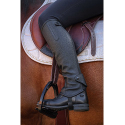 Mini-chaps Equithème Soft Zwart Mini-chaps Equithème Soft Zwart
