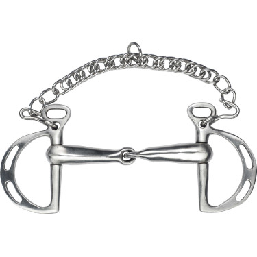 Spaans bit Feeling gebroken met roestvrijstalen satijnen scharen Spaans bit Feeling gebroken met roestvrijstalen satijnen scharen