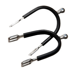 Feeling Polo roestvrijstalen sporen met rubber omhuld Feeling Polo roestvrijstalen sporen met rubber omhuld