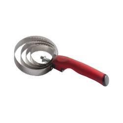 Ronde metalen roskam met Soft-handvat Rood Ronde metalen roskam met Soft-handvat Rood