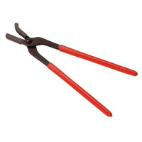 Zwarte stalen krokodillenklem