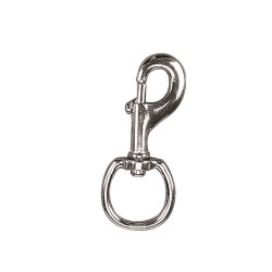 Mousqueton oog 30 mm rond vernikkeld staal Mousqueton oog 30 mm rond vernikkeld staal