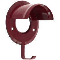 Kunststof beklede teugelhouder Bordeaux Kunststof beklede teugelhouder Bordeaux