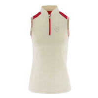 Polo Equithème jersey zonder mouwen Ecru Beige Polo Equithème jersey zonder mouwen Ecru Beige
