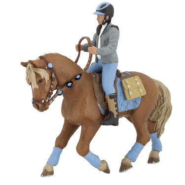 Beeldje Paard van de jonge ruiter Papo Beeldje Paard van de jonge ruiter Papo