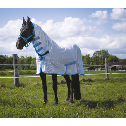 Nethemd Riding World Combo Wit / lichtblauw Nethemd Riding World Combo Wit / lichtblauw