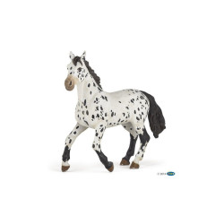Zwarte Appaloosa-figuur Papo