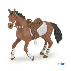Beeldje Paard van de fashion winter amazone Papo