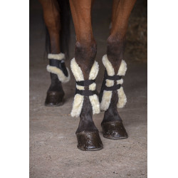 Kogelbeschermers Norton XTR synthetisch schapenvacht Zwart