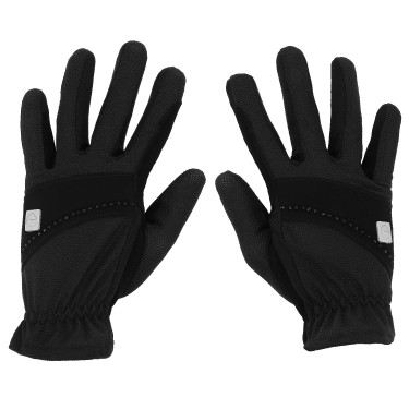 Equithème Strass Handschoenen Zwart Equithème Strass Handschoenen Zwart