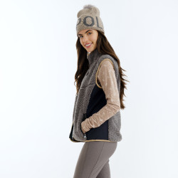 HV Polo Georgina dames mouwloos fleecevest Wolk Wit