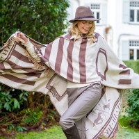 Poncho HV Polo Shelly Hout Beige Poncho HV Polo Shelly Hout Beige