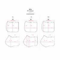 Zadeldek HV Polo Luxury Dressage Champagne Beige