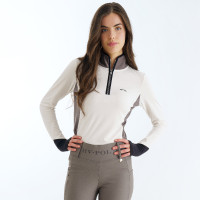 HV Polo Lavinia top dames Ivoor Beige HV Polo Lavinia top dames Ivoor Beige