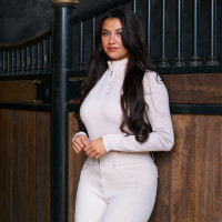 Imperial Riding Alinda dames top Grijs / zand