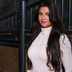 Imperial Riding Alinda dames top Grijs / zand Imperial Riding Alinda dames top Grijs / zand