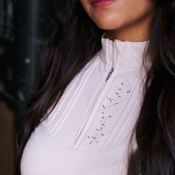 Imperial Riding Alinda dames top Grijs / zand Imperial Riding Alinda dames top Grijs / zand