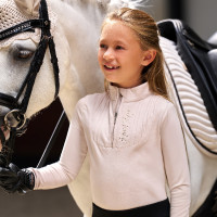 Top Imperial Riding Alinda kinderen Grijs / zand Top Imperial Riding Alinda kinderen Grijs / zand