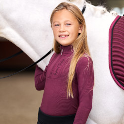 Top Imperial Riding Alinda kinderen Vijg Violet