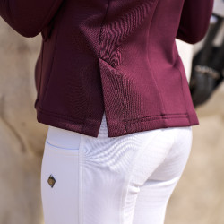 Wedstrijdjasje Imperial Riding Basic kids Vijg Violet
