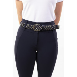 Riem Harcour x Versailles Charline Marine / lichtgoud Marineblauw Riem Harcour x Versailles Charline Marine / lichtgoud Marineblauw