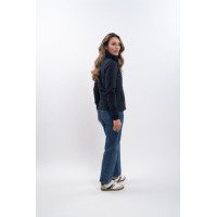 Mouwloze bodywarmer Harcour x Versailles Leonie Marine Marineblauw Mouwloze bodywarmer Harcour x Versailles Leonie Marine Marineblauw