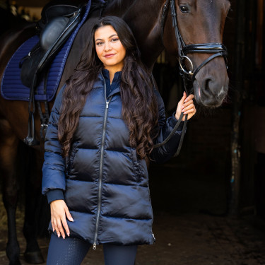Dames Puffer-jas Imperial Riding Bodie Marine Marineblauw