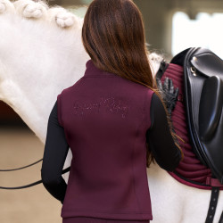 Mouwloos vest Imperial Riding Cybil kids Vijg Violet Mouwloos vest Imperial Riding Cybil kids Vijg Violet