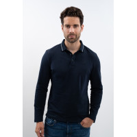 Polo Harcour Malik Marine Marineblauw