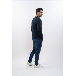 Polo Harcour Malik Marine Marineblauw