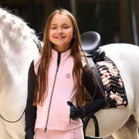 Mouwloos vest Imperial Riding Cybil kids Vijg Violet