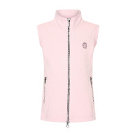Mouwloos vest Imperial Riding Cybil kids Suikerspin Roze