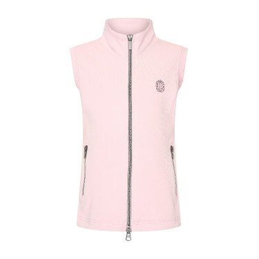 Mouwloos vest Imperial Riding Cybil kids Suikerspin Roze