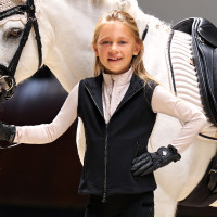 Mouwloos vest Imperial Riding Cybil kids Zwart