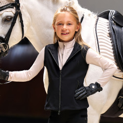 Mouwloos vest Imperial Riding Cybil kids Zwart Mouwloos vest Imperial Riding Cybil kids Zwart
