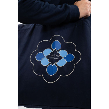 Tote bag Harcour x Versailles Leonor Marine Marineblauw