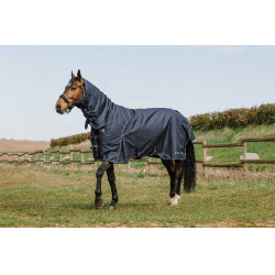 Buitendeken Equithème Anatomic combo 1200 D Marine Marineblauw Buitendeken Equithème Anatomic combo 1200 D Marine Marineblauw