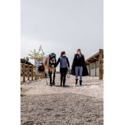 Mouwloos, naadloos gewatteerd vest Je t'aime Equithème Aurore Blauw/grijs