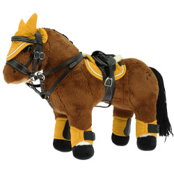 Mini-zadel + singel Pony Academy Zwart