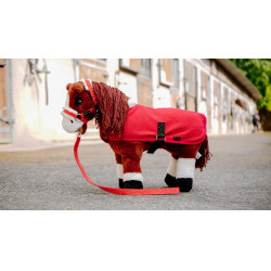 Set Mini halster + deken Pony Academy Rood