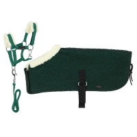 Set Mini halster + deken Pony Academy Donkergroen Set Mini halster + deken Pony Academy Donkergroen