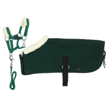 Set Mini halster + deken Pony Academy Donkergroen