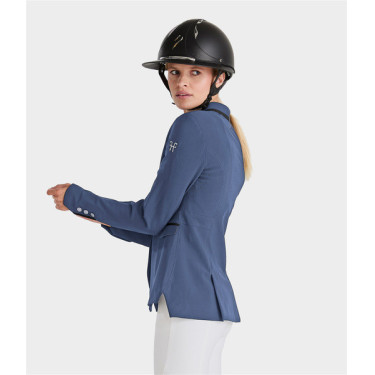 Wedstrijdjas Aeromade Horse Pilot dames Vintage indigo Blauw