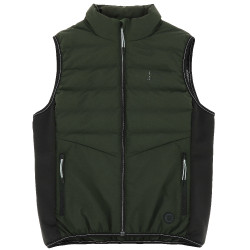 Verwarmde bodywarmer Equithème Heated Sasha Kaki Groen