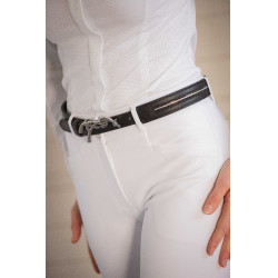 Pénélope Signature riem met strass Zwart