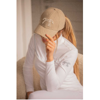 Naomi Pénélope pet Taupe / wit Bruin Naomi Pénélope pet Taupe / wit Bruin