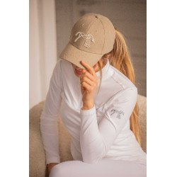 Naomi Pénélope pet Taupe / wit Bruin
